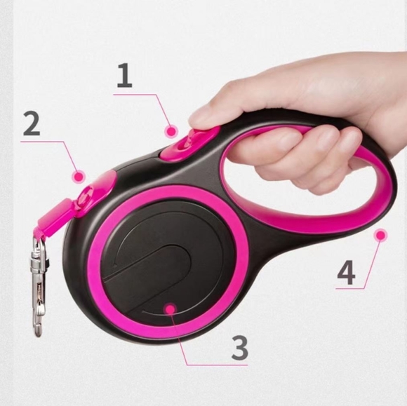 Retractable dog leash - Picture 2 of 4
